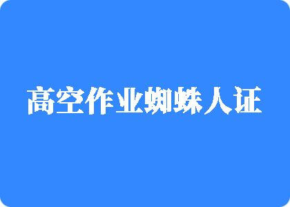 一级片牛子操逼操大美女高空作业蜘蛛人证